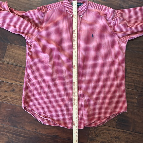 Ralph Lauren | Men's Red Yarmouth Checkered Shirt - Picture 6 of 11